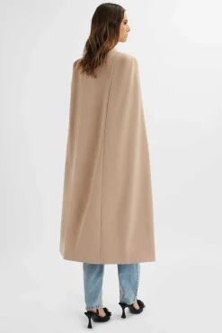 Lavish Alice Suiting<Alexia Longline Belted Cape Blazer In Camel