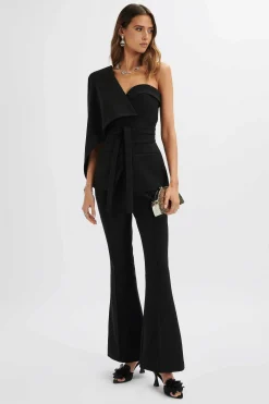 Lavish Alice Suiting<Emelie Fit & Flare Tailored Trouser In Black