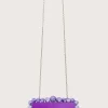 Lavish Alice Clutch Bags<Tia Marbled Faux Pearl Box Clutch Bag In Purple