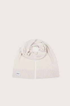 Lavish Alice Knitted Hats & Scarves<Zoha Knitted Cashmere Blend Scarf In Sand
